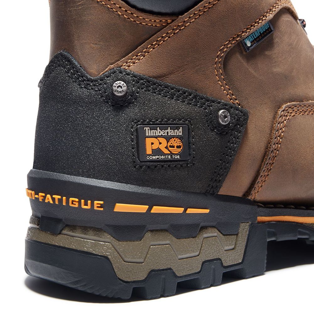 Botas de Trabajo Timberland Hombre Pro® Boondock 6\" Comp Toe Marrones/Negras - Chile GQA-054872
